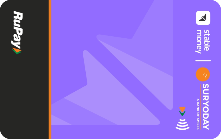 Stable Money Suryoday Bank Credit Card